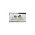 Whirlpool WLB6860NE/S Silver Built-in Zone induction hob 4 zone(s)