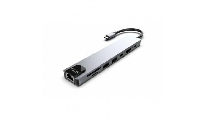 Inca ITPC-7T interface hub USB Type-C 1000 Mbit/s Aluminium