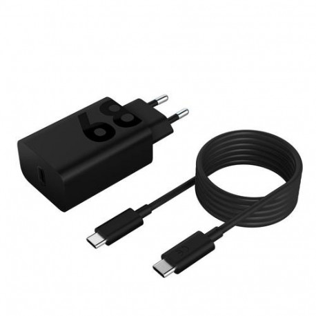 Lenovo 68W USB-C Wall Charger Tablet, Universal Black AC Indoor