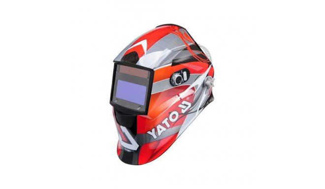 Yato YT-73921 welding mask/helmet Welding helmet with auto-darkening filter Black, Red, Silver