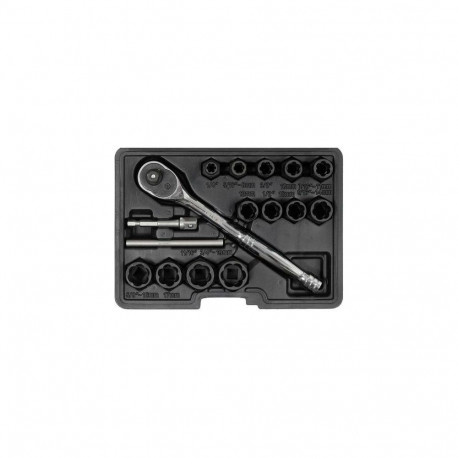 Yato YT-05897 screw/bolt extractor 16 pc(s)