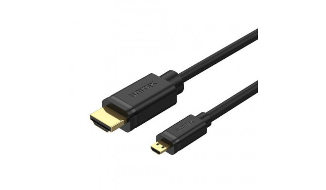 UNITEK Y-C182 HDMI cable 2 m HDMI Type D (Micro) HDMI Type A (Standard) Black