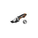 WORX WX527.9 portable circular saw 8.5 cm Aluminium, Black, Orange
