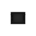 Lanberg WF01-6409-23B rack cabinet 9U Wall mounted rack Black