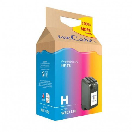 Wecare WEC1128 ink cartridge 1 pc(s) Cyan, Magenta, Yellow