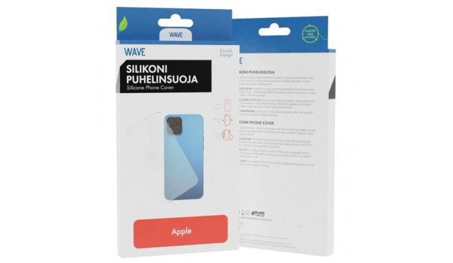 Wave WAVE-SC-AP-IP15-TP mobile phone case 15.5 cm (6.1&quot;) Cover Transparent