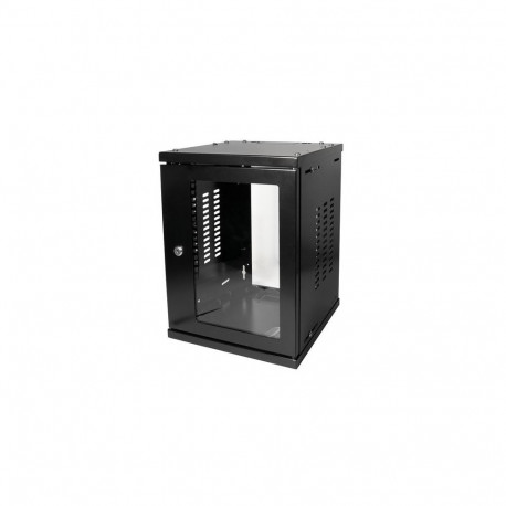 LogiLink W09Z33B rack cabinet 8U Wall mounted rack Black