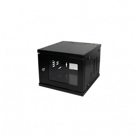 LogiLink W06Z33B rack cabinet 4U Wall mounted rack Black
