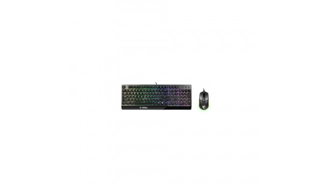 MSI VIGOR GK30 COMBO RGB MEMchanical Gaming Keyboard + Clutch GM11 Gaming Mouse &#039; UK Layout