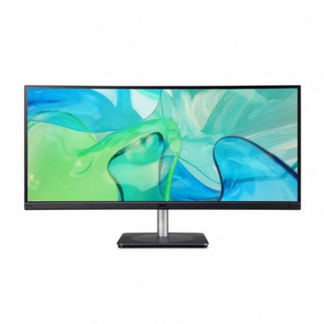 Acer CB343CUR computer monitor 86.4 cm (34") 3440 x 1440 pixels UltraWide Quad HD LED Black, Si