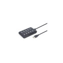 Gembird UHB-U2P10P-01 interface hub USB 2.0 Type-A Black