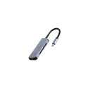 Gembird UHB-CM-U3P1U2P3-01 laptop dock/port replicator Wired USB 3.2 Gen 1 (3.1 Gen 1) Type-C Silver