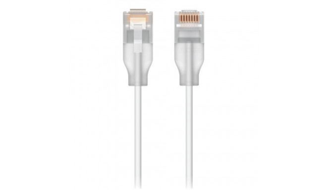 Ubiquiti UACC-Cable-Patch-EL-0.15M-W-24 networking cable Translucent, White Cat6