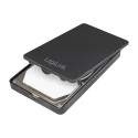 LogiLink UA0339 storage drive enclosure HDD/SSD enclosure Black 2.5&quot;