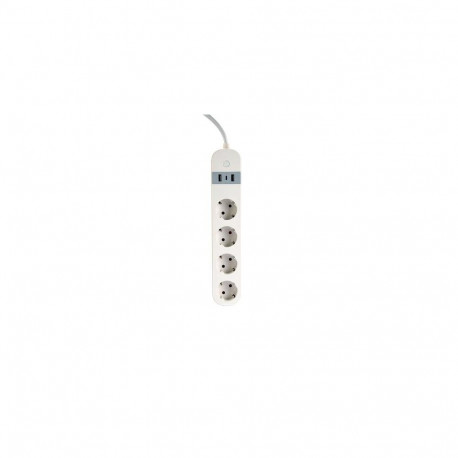 Gembird TSL-PS-S4U-01-W Smart power strip 4 AC outlet(s) Type E 1.5 m 3 3880 W White