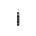 Gembird TSL-PS-S4U-01 Smart power strip 4 AC outlet(s) Type E 1.5 m 3 3680 W Black