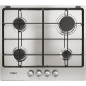 Whirlpool TGML 650 IX Stainless steel Built-in 58 cm Gas 4 zone(s)