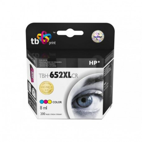 TB Print TBH-652XLCR ink cartridge 1 pc(s) Blue, Purple, Yellow
