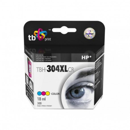 TB Print TBH-304XLCR ink cartridge 1 pc(s) Blue, Purple, Yellow