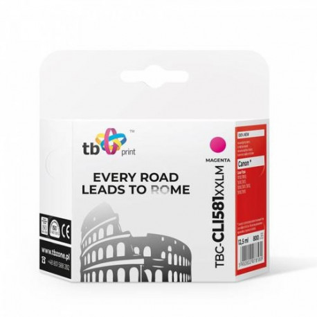 TB Print TBC-CLI581XXLM ink cartridge 1 pc(s) Compatible Magenta