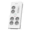 Philips SPN7060WA/60 surge protector White 6 AC outlet(s) 2 m