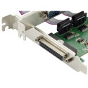 Conceptronic PCI Express Card 1-Port Parallel &amp; 2-Port Serial