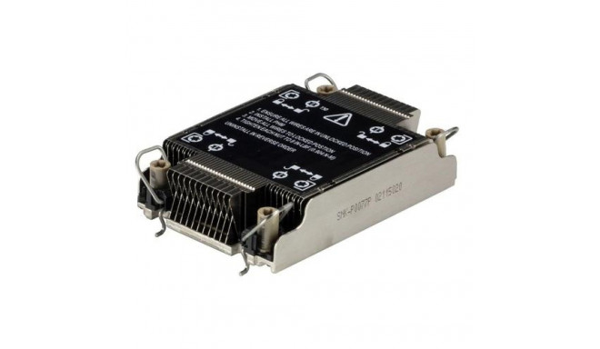 Supermicro SNK-P0077P computer cooling system Processor Heatsink/Radiator Black, Stainless steel