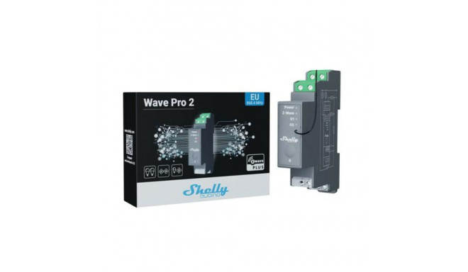 Shelly Qubino Wave Pro 2 electrical relay Grey