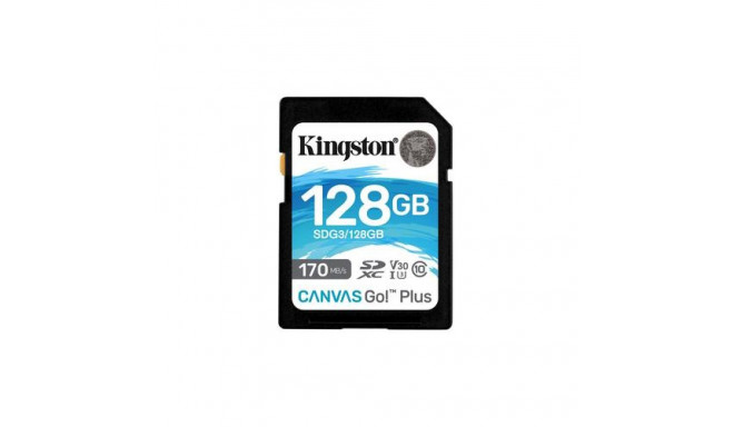 Kingston Technology Canvas Go! Plus 128GB SDXC Canvas Go Plus 170R C10 UHS-I U3 V30