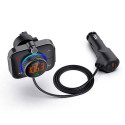 Savio TR-14 Transmiter FM z Bluetooth i ładowarką PD 87.6 - 107.9 MHz Bluetooth/USB Black