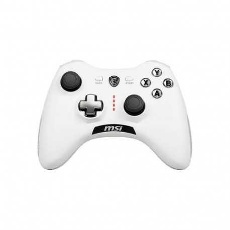 MSI FORCE GC20 V2 WHITE Gaming Controller 'PC and Android ready, Wired, adjustable D-Pad co