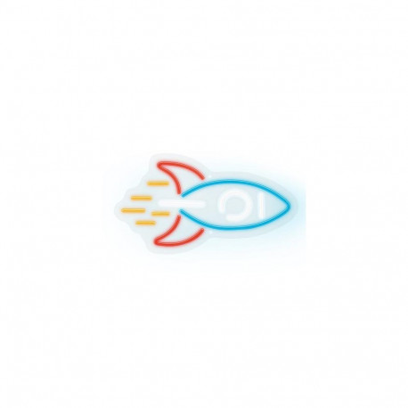 Forever Light Neon PLEXI LED ROCKET multicolor NNE18 Light decoration figure