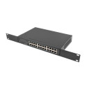 Lanberg RSGE-24 network switch Unmanaged Gigabit Ethernet (10/100/1000) 1U Black