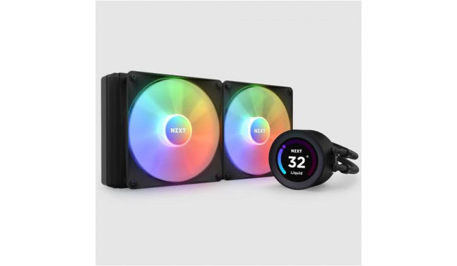 NZXT Kraken Elite 280 RGB Processor All-in-one liquid cooler 14 cm Black 1 pc(s)