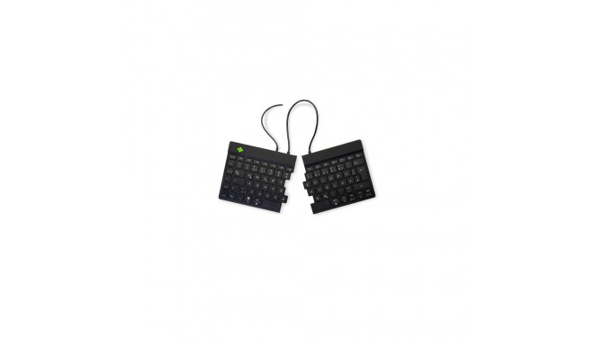 R-Go Tools Ergonomic keyboard R-Go Split Break v2 with break software, ergonomic split keyboard, QWE