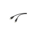 Renkforce RF-5720372 USB cable USB 2.0 20 m USB A USB B Black