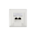 Renkforce RF-4393024 socket-outlet 2 x RJ-45 White