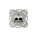 Renkforce RF-4393024 socket-outlet 2 x RJ-45 White