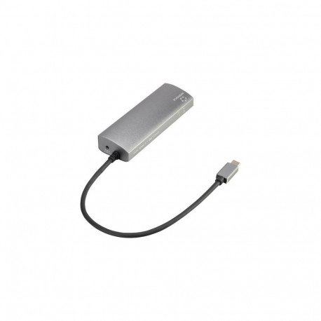 Renkforce RF-3374952 laptop dock/port replicator USB 2.0 Type-C Black, Grey