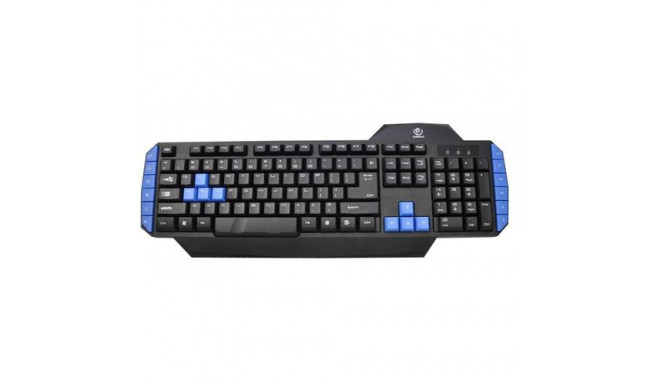 Rebeltec Warrior keyboard USB QWERTY Polish Black, Blue