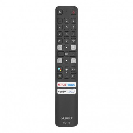 Savio RC-15 universal /replacement for TCL SMART TV remote control IR Wireless Press buttons
