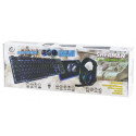 Rebeltec SHERMAN keyboard Mouse included Gaming USB QWERTY English Black