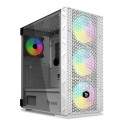 Savio Raptor White X1 ARGB Glass/Mesh White Computer Case Midi Tower