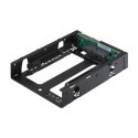 QNAP QDA-A2AR storage drive enclosure HDD/SSD enclosure Black 2.5&quot;