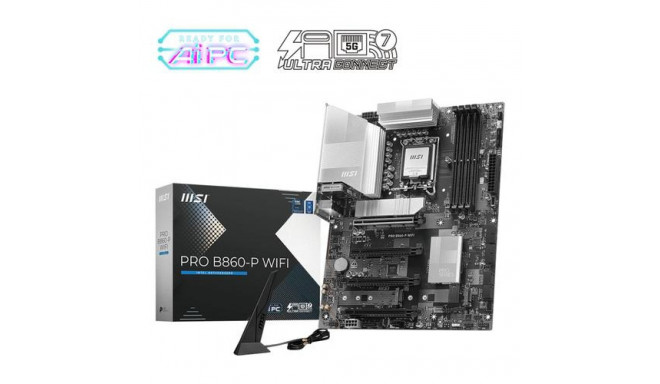 MSI PRO B860-P WIFI motherboard Intel B860 LGA 1851 (Socket V1) ATX