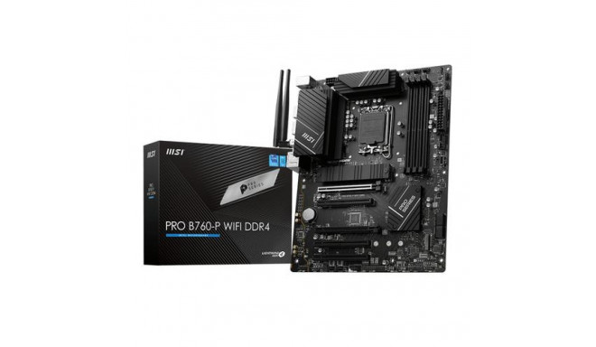 MSI PRO B760-P WIFI DDR4 motherboard LGA 1700 ATX