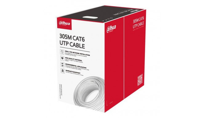 Dahua Technology PFM920I-6UN-C-V2 networking cable White 305 m Cat6 U/UTP (UTP)