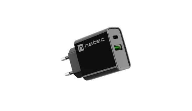 NATEC RIBERA Universal Black AC Fast charging Indoor