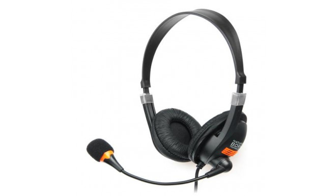 NATEC Drone Headset Wired Head-band Calls/Music Black, Orange
