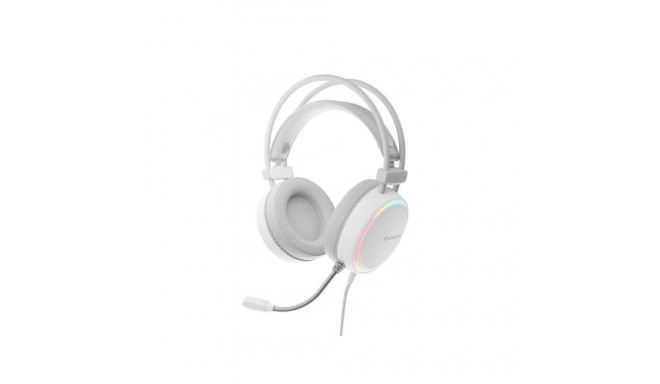 GENESIS Neon 613 Headset Wired Head-band Gaming USB Type-A White